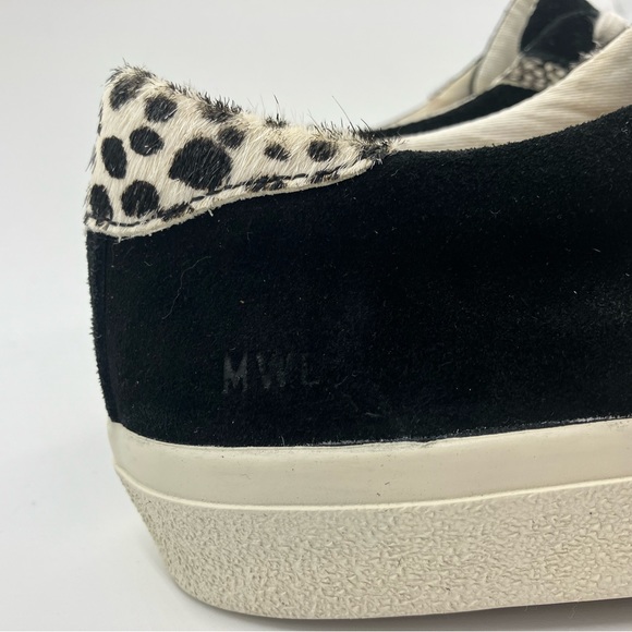 Madewell Low-Top Sneakers in Suede and Spot Calf Hair Women Size 10 Men Size 8.5 - Picture 9 of 11